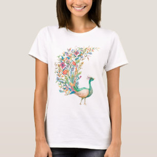 Camiseta Feminina Pavão