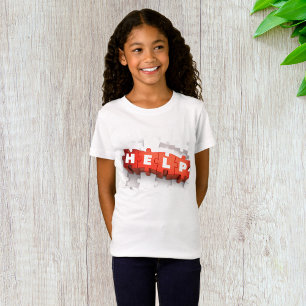 Camiseta Feminina Peças de Puzzle Ajuda