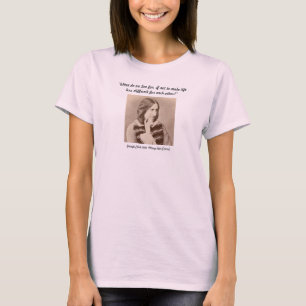 Camiseta feminina "Pelo que Vivemos"