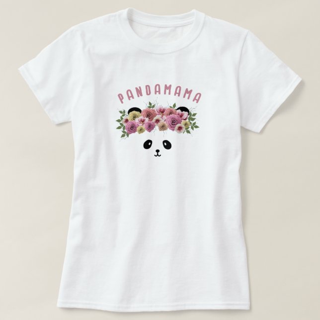Camiseta Feminina Personalizada Com Rosto De Urso  (Frente do Design)