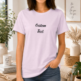 Camiseta Feminina Personalizada com Texto Customiz