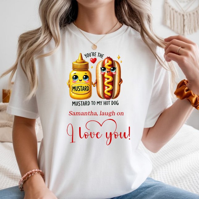 Camiseta feminina personalizada de valentine com c (Personalized Valentine Women Tee Food Joke Quotes)