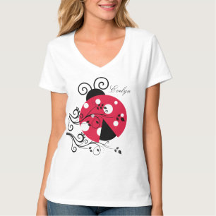 Camiseta Feminina Personalizada Joia da Lady Bug