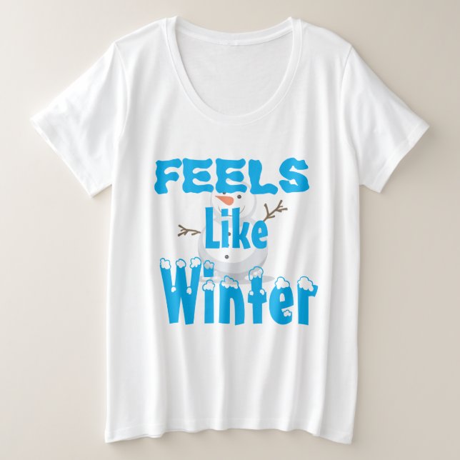 Camiseta feminina plus size (Frente do Design)