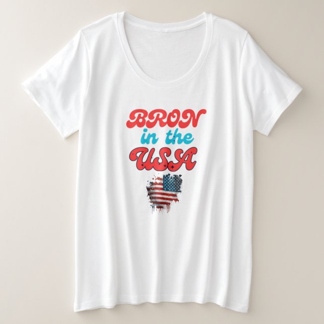 Camiseta feminina plus size (Frente do Design)