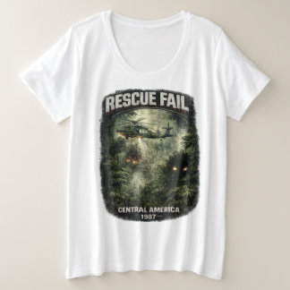 Camiseta Feminina Plus Size Rescue Fail
