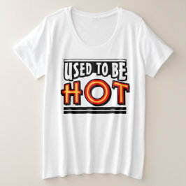 Camiseta Feminina Plus Size Usada Para Ser Quente
