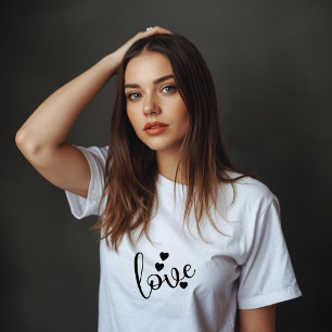 Camiseta Feminina Preto e Branco