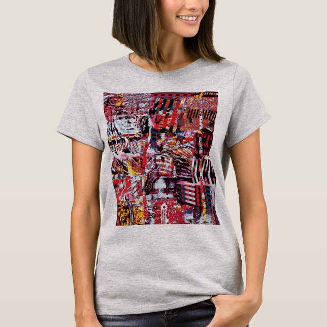 Camiseta Feminina – Pulso Fragmentado (Frente)