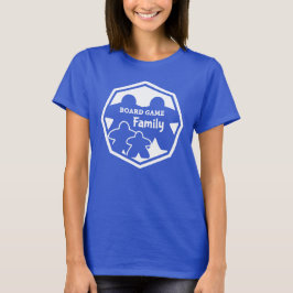 Camiseta Feminina Quadro Branco Família de Jogo de