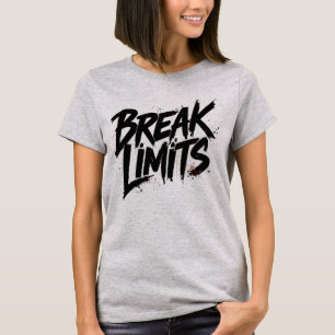 Camiseta Feminina Quebra Limites Motivacional Mini