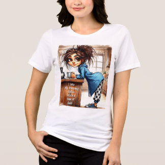 Camiseta Feminina Quirky Coffee Lady Side Of Ladie