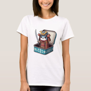 Camiseta Feminina Quirky Sardine Samurai