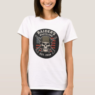 Camiseta Feminina Raider’s Wasteland Logotipo Ofic