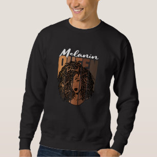 Camiseta Feminina Rainha da Melanina Africana Amer