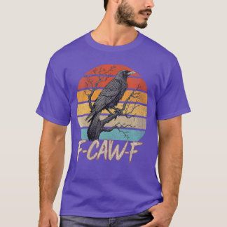 Camiseta Feminina Retro awF Corvo Passaro Grunge D