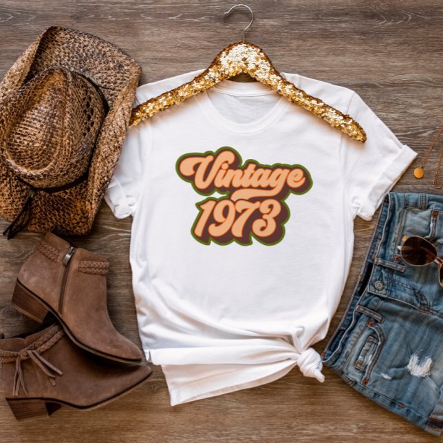 Camiseta Feminina Retro Vintage 1973 (Criador carregado)