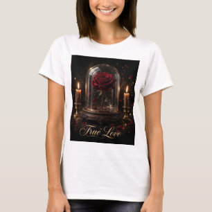 Camiseta Feminina Rosa Encantada do Verdadeiro Amo
