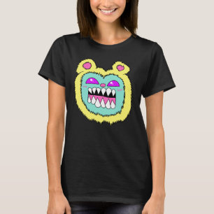 Camiseta Feminina Rosto de Teddy Malvado