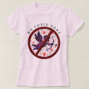 Camiseta feminina sem Dia de os namorados da Zona