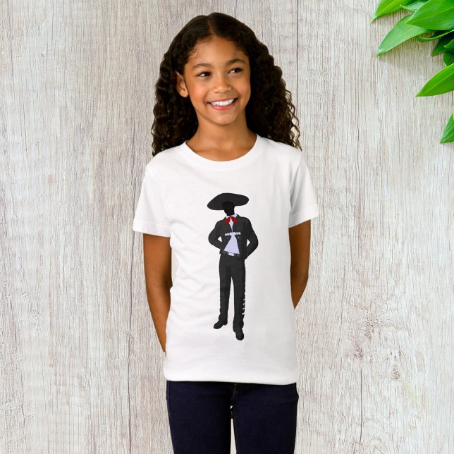 Camiseta Feminina Silhueta Mariachi (Criador carregado)