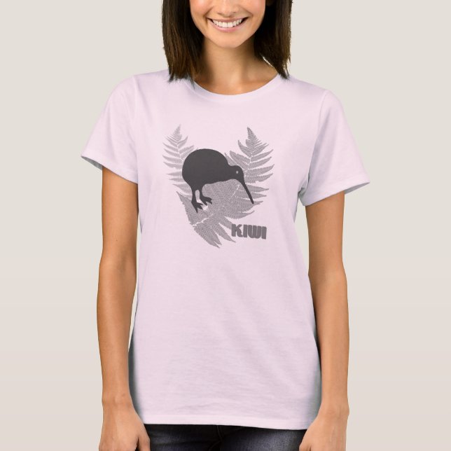 Camiseta Feminina Silver Fern Kiwi (Frente)