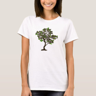 Camiseta Feminina Símbolo de Reciclagem em Árvore
