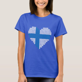 Camiseta Feminina Sisu Heart Petite