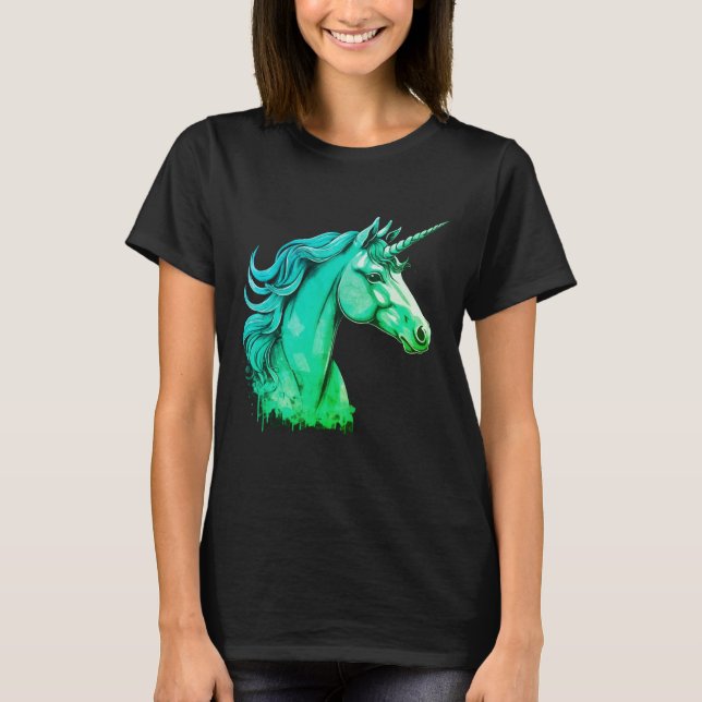 Camiseta Feminina Star Unicorn (Frente)