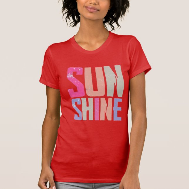 Camiseta Feminina Sunshine, Presente de Vida na Pr (Frente)