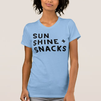 Camiseta feminina SUNSHINE + SNACKS