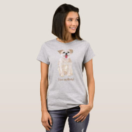 Camiseta Feminina Sweet Morkie Grey