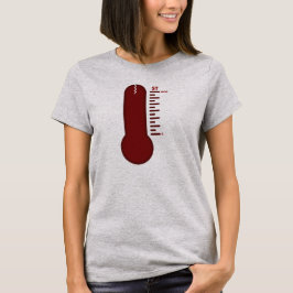 Camiseta Feminina Termômetro do Estresse