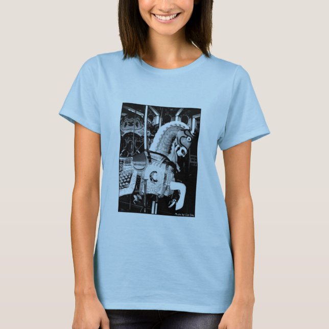 Camiseta feminina 'The King Horse' (Frente)