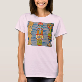 Camiseta feminina "Tikis Cuz"