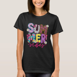 Camiseta Feminina Vibrações de Verão