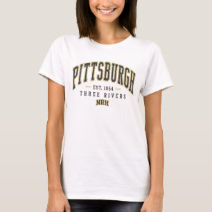 Camiseta Feminina Vintage Três Rios de Pittsburgh
