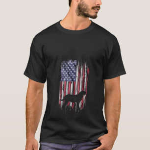 Camiseta Feminina Vintage USA Bandeira Amor Labrad