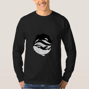 Camiseta Feminina Yin Yang Baleia Assassina Orca D