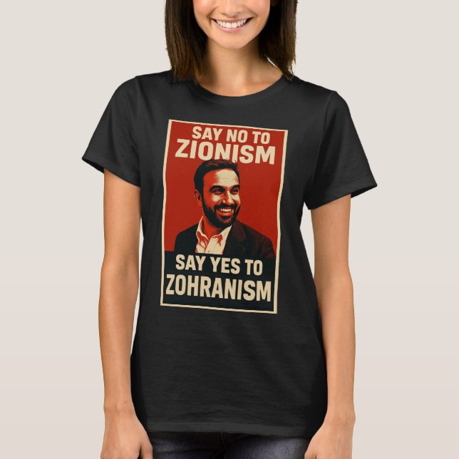 Camiseta Feminina Zohran Mamdani (Frente)