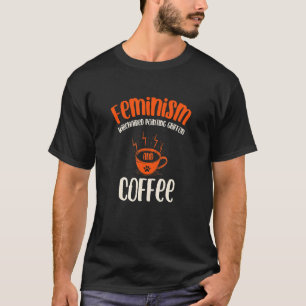Camiseta Feminismo Apontando Griffon e Café
