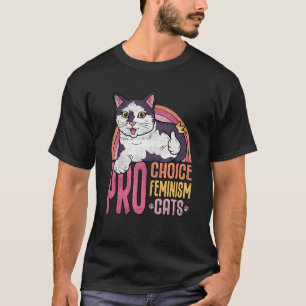 Camiseta Feminismo de Escolha Pró Cai Meu Corpo Minha Escol