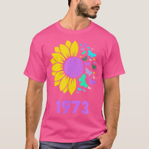 Camiseta Feminismo De Girassol Amarelo E Rosa Escolha Pró 1