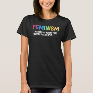 Camiseta Feminismo Definição Forte De Mulheres E Igualdade 