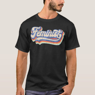 Camiseta Feminismo do Arco-Íris 70S Feminista