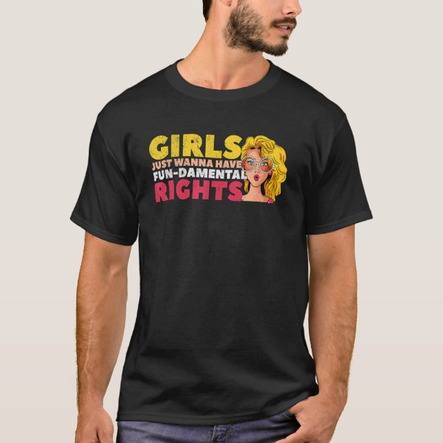 Camiseta Feminismo Feminista Empoderamento de Meninas de Gê (Frente)
