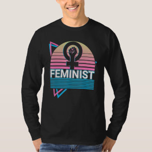 Camiseta Feminismo Feminista: Retrô de Empoderamento de Mul