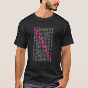 Camiseta Feminismo Igualdade de Gênero Feminismo Mulheres A