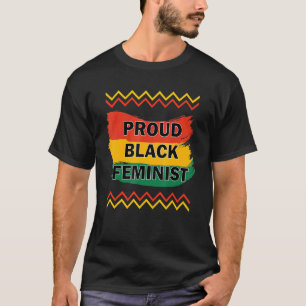 Camiseta Feminismo Negro Orgulhoso Império Africano America