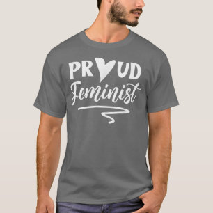 Camiseta Feminismo Orgulhoso Meninas Mulheres Direitos das